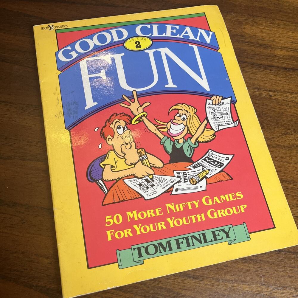 VTG Good Clean Fun Vol 2: Fifty Nifty Games for Youth Group by Tom Finley 1988
